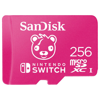 SanDisk microSDXC Karte für Nintendo Switch Fortnite Edition 256 GB (für die Nintendo Switch, Lesen bis zu 100 MB/s, Schreiben bis zu 90 MB/s, 30 Jahre eingeschränkte Garantie)