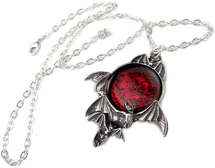 Alchemy Gothic Blood Moon Necklace Standard