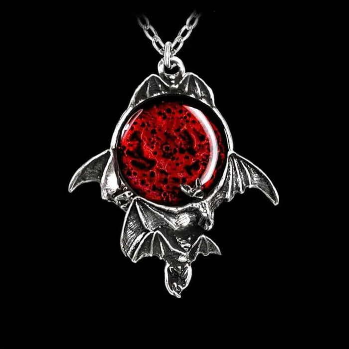 Alchemy Gothic Blood Moon Necklace Standard