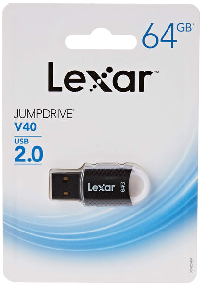 LEXAR Clé Usb 64Go Jumpdrive V40 2.0 Noire