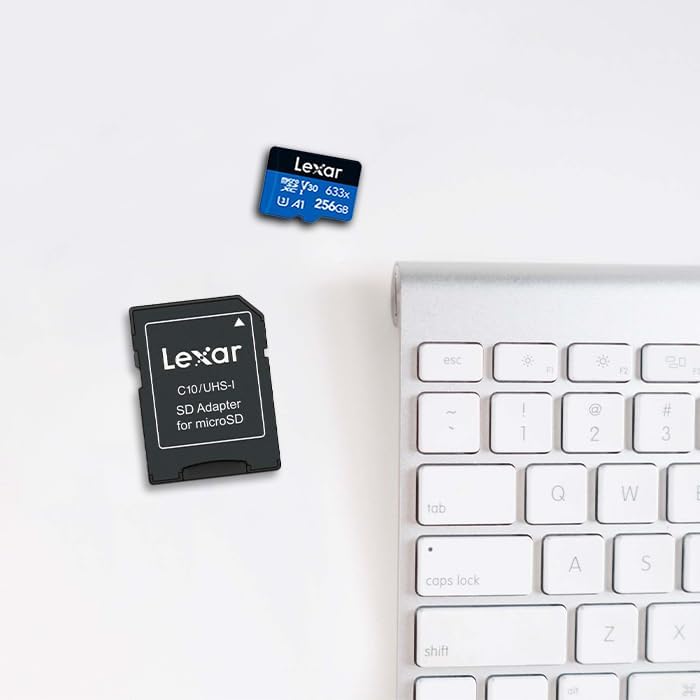 Lexar CARTE MICROSDXC 633X AVEC ADAPT.SD 256GO