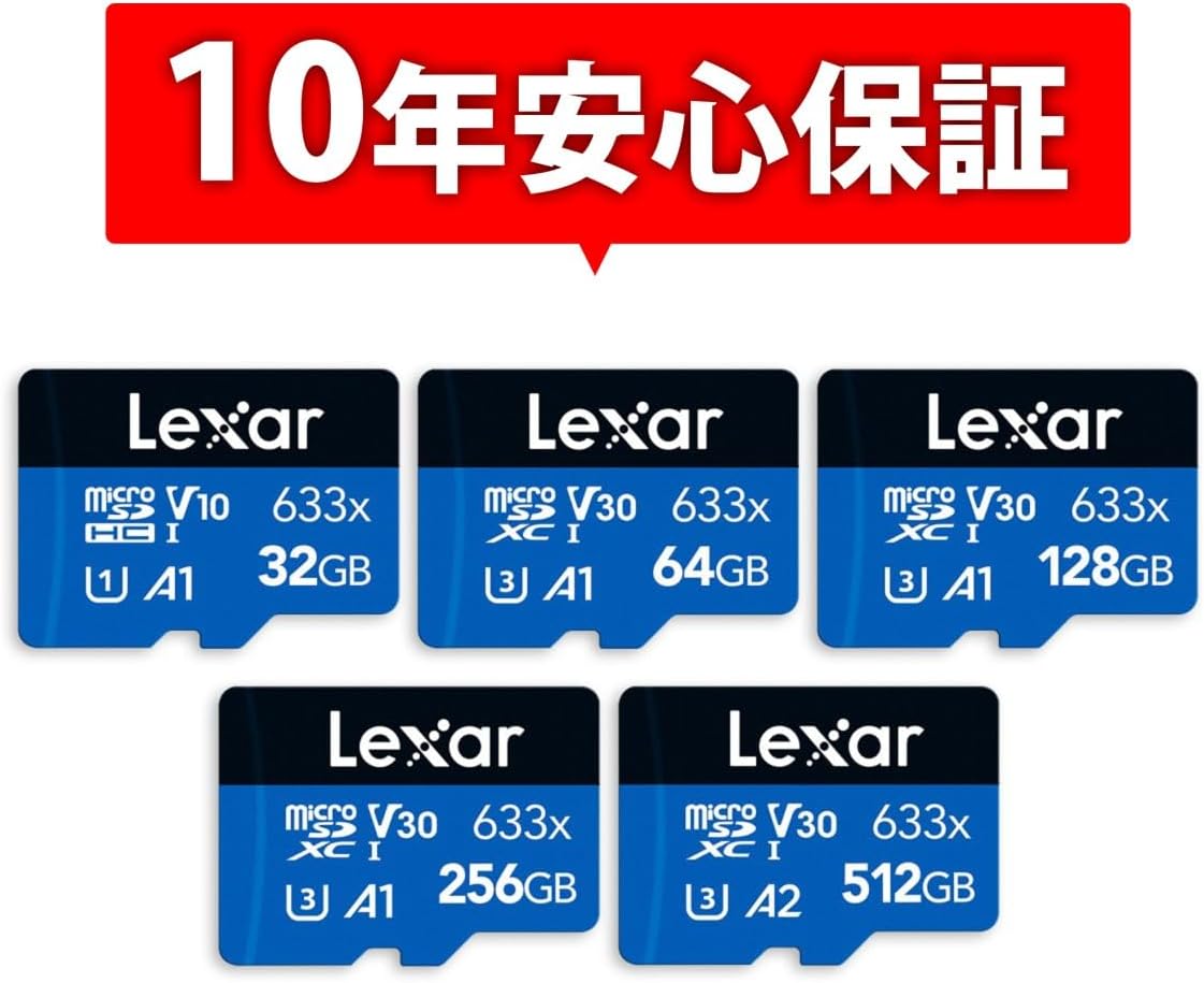 LEXAR High-Performance 512GB 633x microSDXC