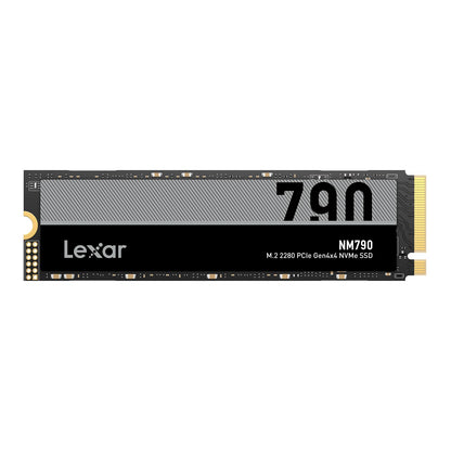 Lexar NM790 4TB SSD, M.2 2280 PCIe Gen4x4 NVMe 1.4 interne SSD, bis zu 7400MB/s lesen, bis zu 6500MB/s Schreiben, internes Solid State Drive für PS5, PC, Laptop, Gamer, Profis (LNM790X004T-RNNNG