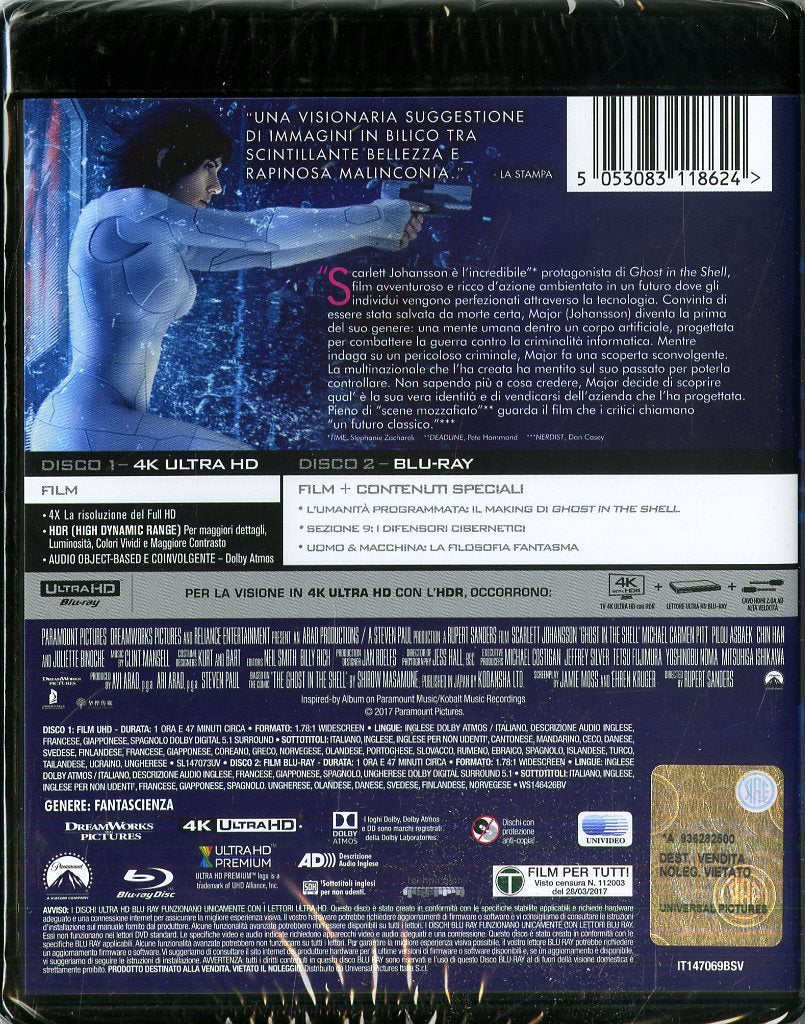Ghost In The Shell (4K Ultra-HD+Blu-Ray)