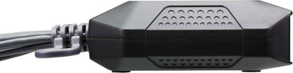 ATEN 2-Port USB 4K HDMI Cable KVM Switch with Remote Port Selector CS22H (up to 4096 x 2160 @ 60Hz, HDCP 2.2) For Windows, Mac, Linux - One KVM console controls two USB HDMI computers