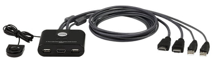 ATEN CS22HF - Cable HDMI USB FHD (2 puertos