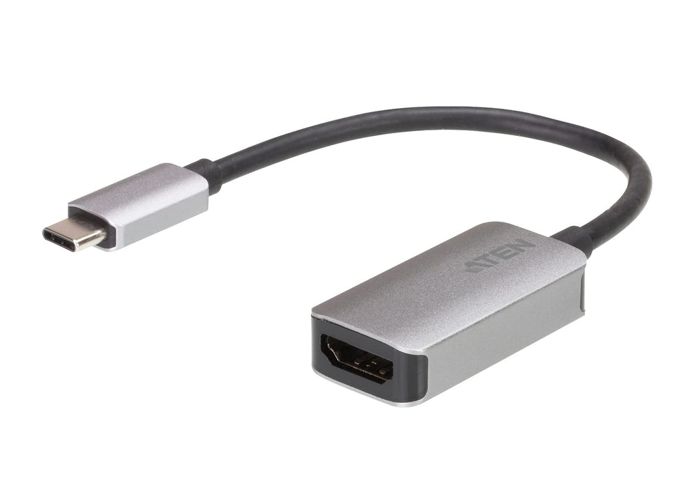 USB-C to HDMI 4K@60Hz (4096 x 2160@60Hz) Adapter ATEN UC3008A1, video from a USB-C enabled laptop or smartphone to display, TV or projector, Windows®, OS X®, iPad Pro and Android, UK
