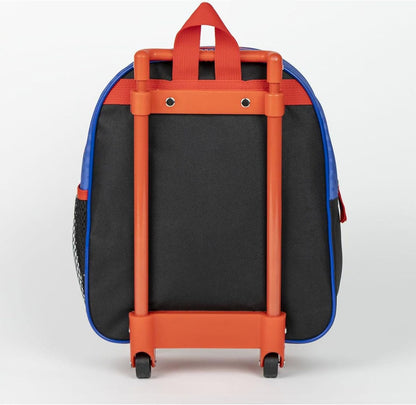 School Rucksack With Wheels Spider-Man Blue 10 X 30 X 25 Cm