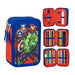 Cerda Avengers School Pencil Case with 1 HB Pencil, 2 Pens, 1 Scissor, 1 Eraser, 1 Sharpener, 1 Ruler, 18 Pencil Colours and 18 Giotto Felt Tips Pens