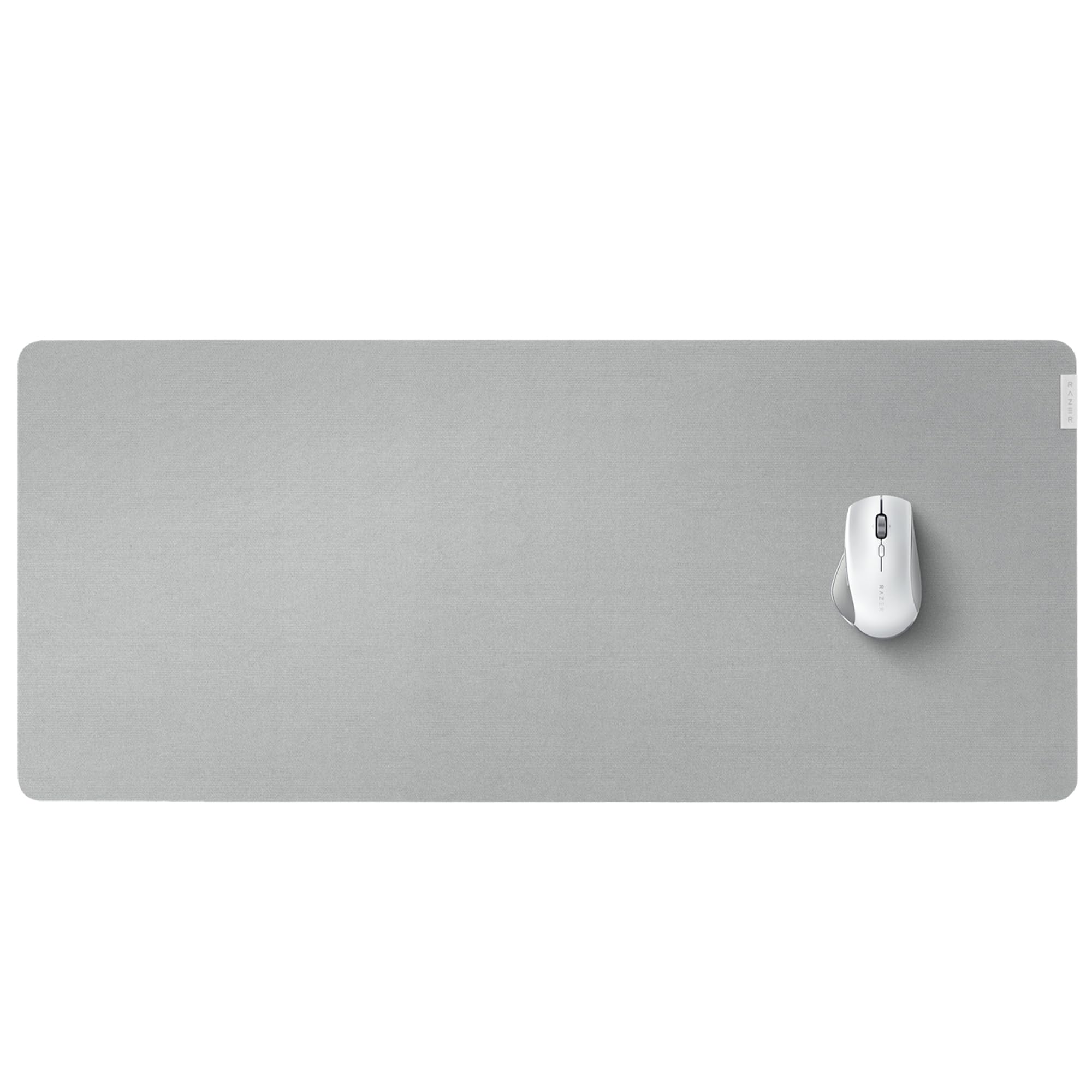 Razer Pro Glide XXL - Soft Mouse Mat for Office Productivity (Thick and High-Density Rubber Foam, Textured Micro-Weave Cloth Surface, Anti-Slip Base, 940 x 410 x 3mm) Grey Grey XXL Pro Glide