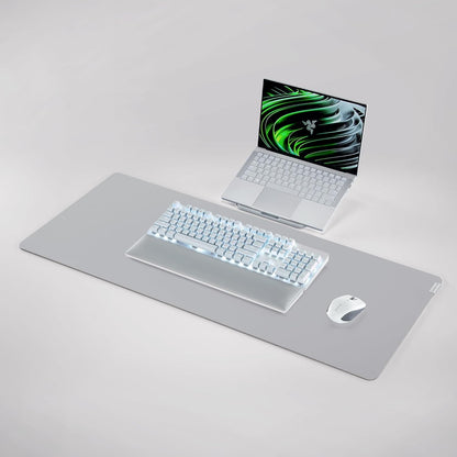 Razer Pro Glide XXL - Soft Mouse Mat for Office Productivity (Thick and High-Density Rubber Foam, Textured Micro-Weave Cloth Surface, Anti-Slip Base, 940 x 410 x 3mm) Grey Grey XXL Pro Glide