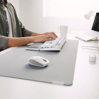 Razer Pro Glide XXL - Soft Mouse Mat for Office Productivity (Thick and High-Density Rubber Foam, Textured Micro-Weave Cloth Surface, Anti-Slip Base, 940 x 410 x 3mm) Grey Grey XXL Pro Glide