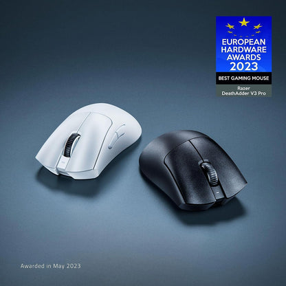 Razer DeathAdder V3 Pro - Lightweight Wireless Ergonomic Esports Mouse (63g Lightweight Design, Focus Pro 30K Optical Sensor, Mouse Switches Gen-3, HyperSpeed Wireless
