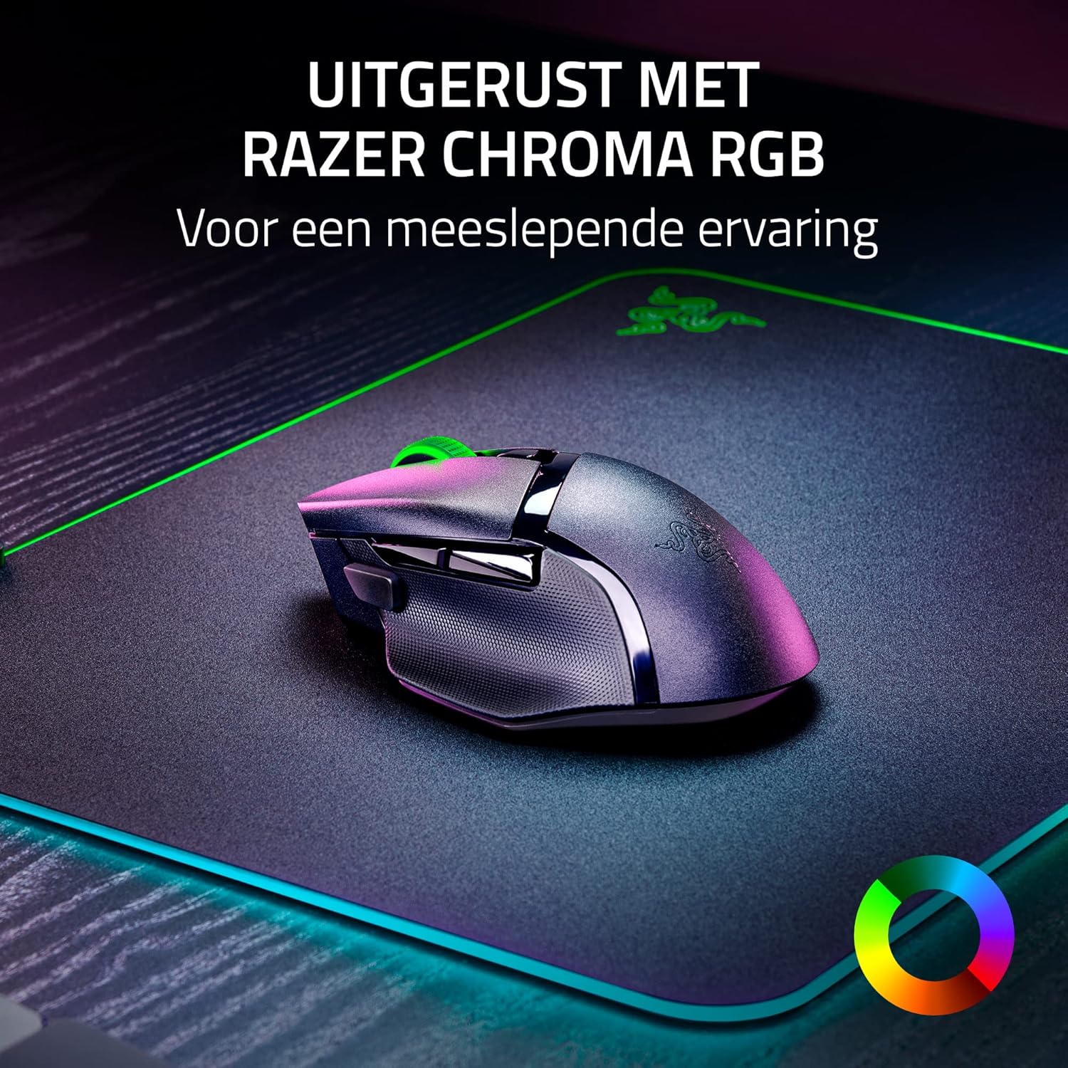 Razer Basilisk V3 X HyperSpeed - Customizable Wireless Gaming Mouse (Iconic Ergonomic Form with 9 Customisable Controls, HyperSpeed Wireless, 5G Advanced 18K Optical Sensor, Chroma RGB
