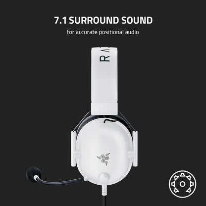 Razer BlackShark V2 X - Multi-Platform Wired Esports Headset (Triforce 50 mm Drivers, Advanced Passive Noise Cancellation, 7.1 Surround Sound, Hyperclear Cardioid Mic