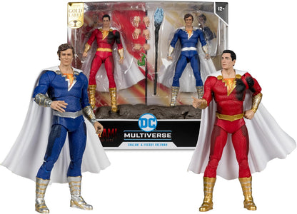 McFarlane Toys DC Multiverse Shazam & Freddy Freeman Actionfiguren, 17,8 cm, Gold Label, Amazon Exclusive