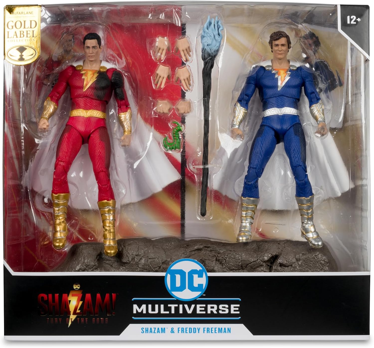 McFarlane Toys DC Multiverse Shazam & Freddy Freeman Actionfiguren, 17,8 cm, Gold Label, Amazon Exclusive