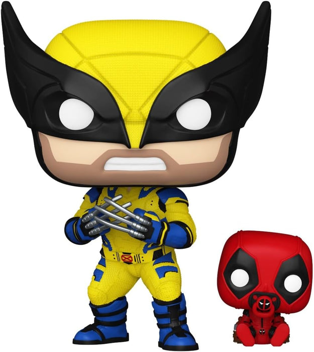 Funko Pop! & Buddy: Deadpool & Wolverine - Wolverine with Babypool - Collectable Vinyl Figure - Gift Idea - Official Merchandise - Toys for Kids & Adults - Model Figure for Collectors and Display