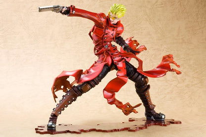 Trigun Movie Badlands Rumble ARTFX J Vash the Stampede, Renewal Package Version, 1/8 Scale, PVC Pre-Painted Finished Figure