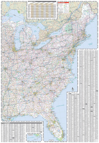Rand McNally Folded Map: Eastern United States
