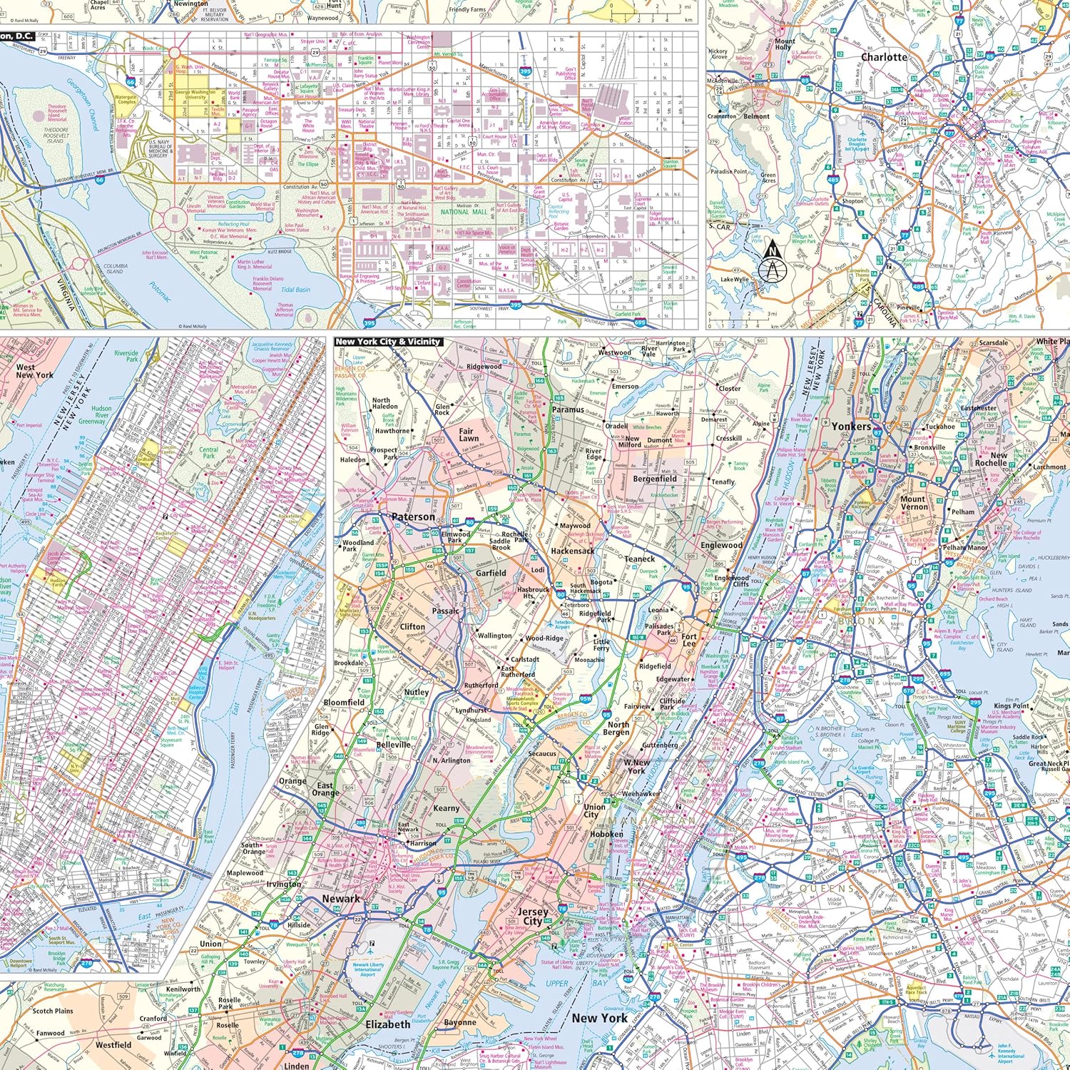 Rand McNally Folded Map: Eastern United States
