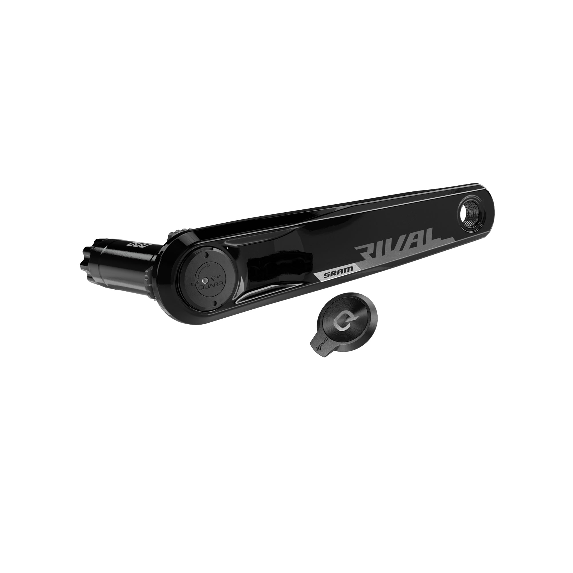 SRAM Rival Power Meter Upgrade Left Arm And Power Meter Spindle Rival D1 Dub (Right Arm/Bb/Spider/Chainrings Non Included) Black 175Mm