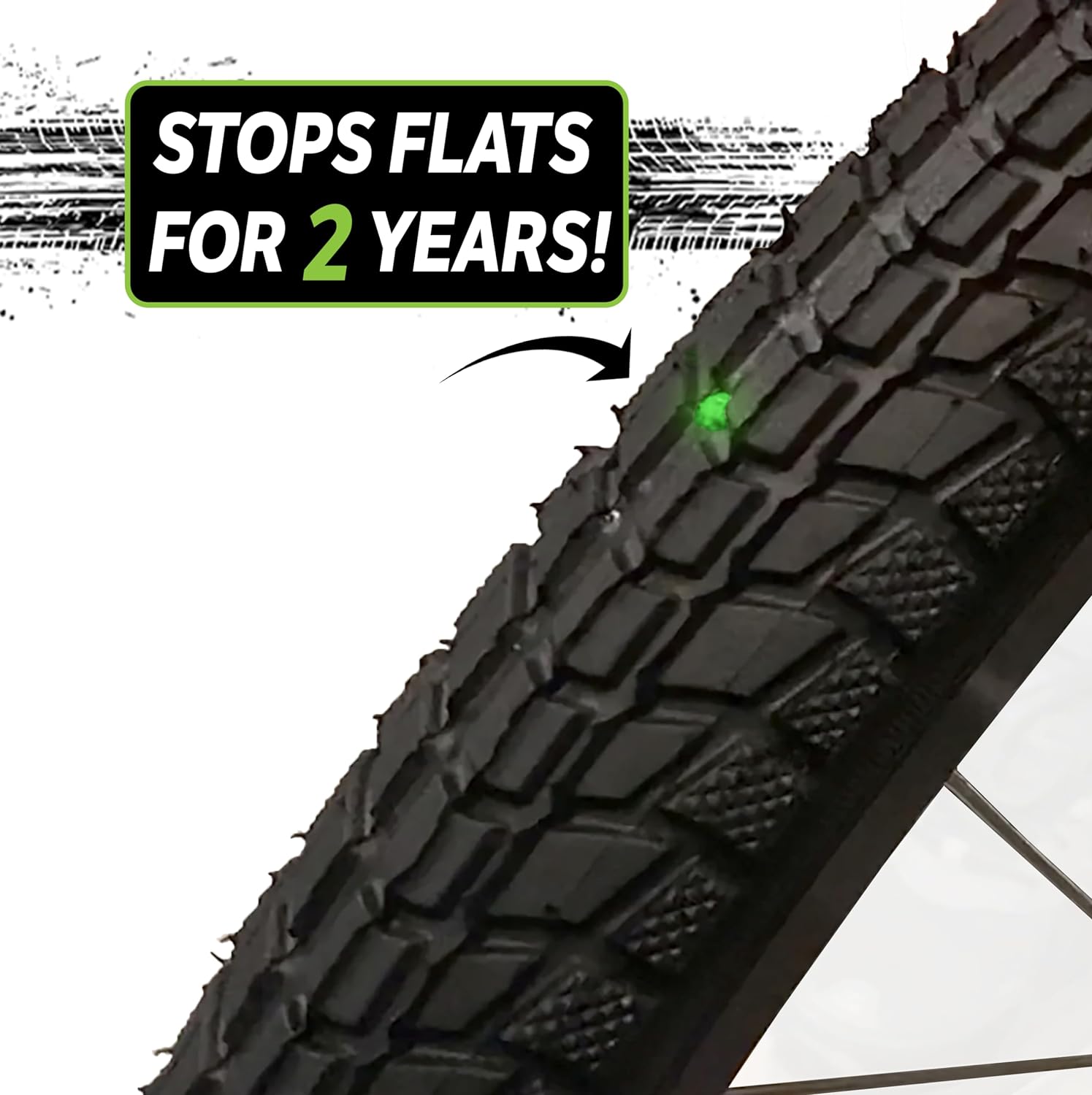 Slime Bike Inner Tube with Slime Puncture Sealant, Self Sealing, Prevent and Repair 26in Presta 26in Presta