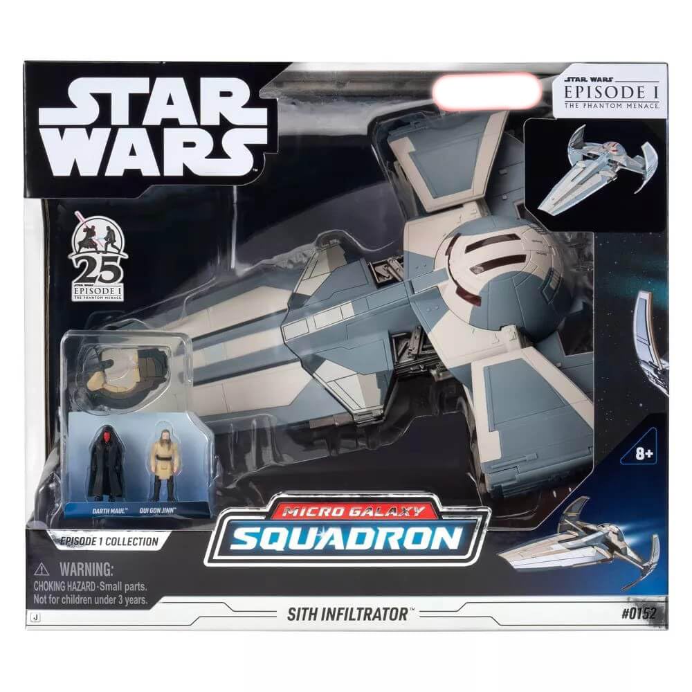 Star Wars Sith Infiltrator-Vehículo de 10 velocímetro de 2.5 Soporte y Dos Accesorios de microfiguras de 1 Pulgada, Multicolor, Medium (Jazwares SWJ0255
