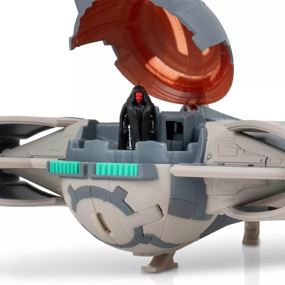 Star Wars Sith Infiltrator-Vehículo de 10 velocímetro de 2.5 Soporte y Dos Accesorios de microfiguras de 1 Pulgada, Multicolor, Medium (Jazwares SWJ0255