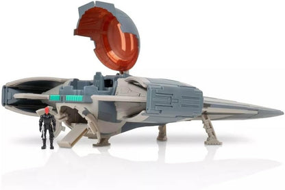 Star Wars Sith Infiltrator-Vehículo de 10 velocímetro de 2.5 Soporte y Dos Accesorios de microfiguras de 1 Pulgada, Multicolor, Medium (Jazwares SWJ0255