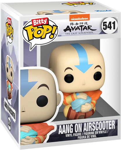 Funko Bitty Pop! Avatar: TLA - Aang 4PK - Aang With Momo, Appa, Toph and A Surprise Mystery Mini Figure - 0.9 Inch (2.2 Cm) - Avatar: the Last Airbender Collectable - Gift Idea - Cake Topper