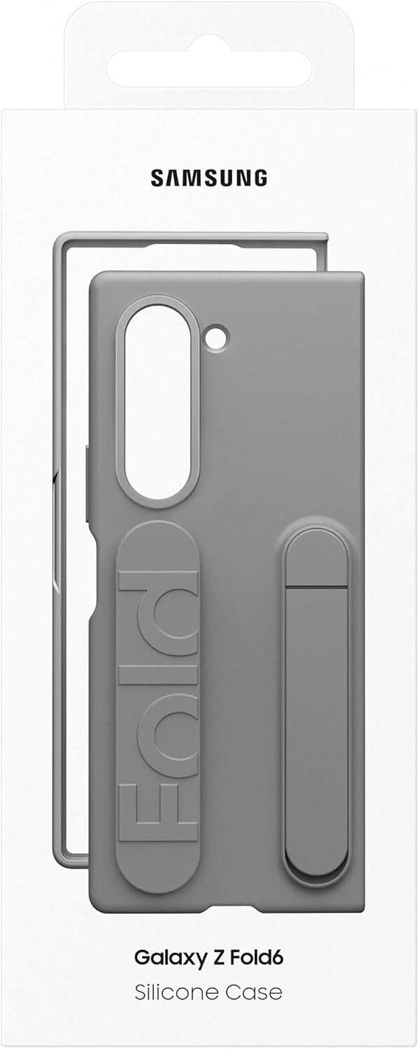 Samsung Galaxy Official Silicone Grip Case with Stand for Galaxy Z Fold6