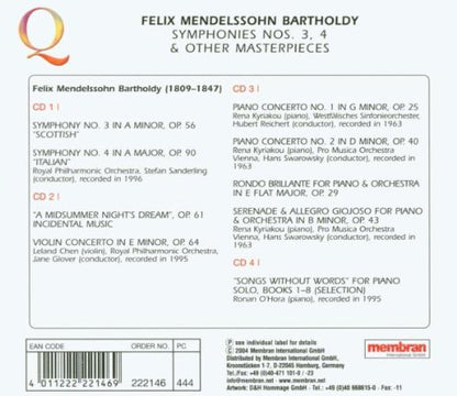 Quadromania Felix Mendelssohn Bertholdy