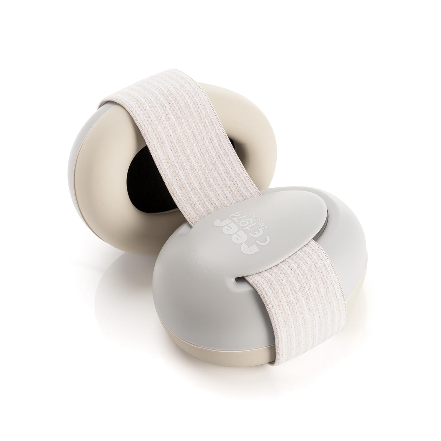 Reer SilentGuard Baby Ear Defenders | Ear Protection for Babies & Children | 12-24 Months | Especially Soft, Lightweight & Grows with Your Child | SNR-25, Protects up to 40 dB | Grey