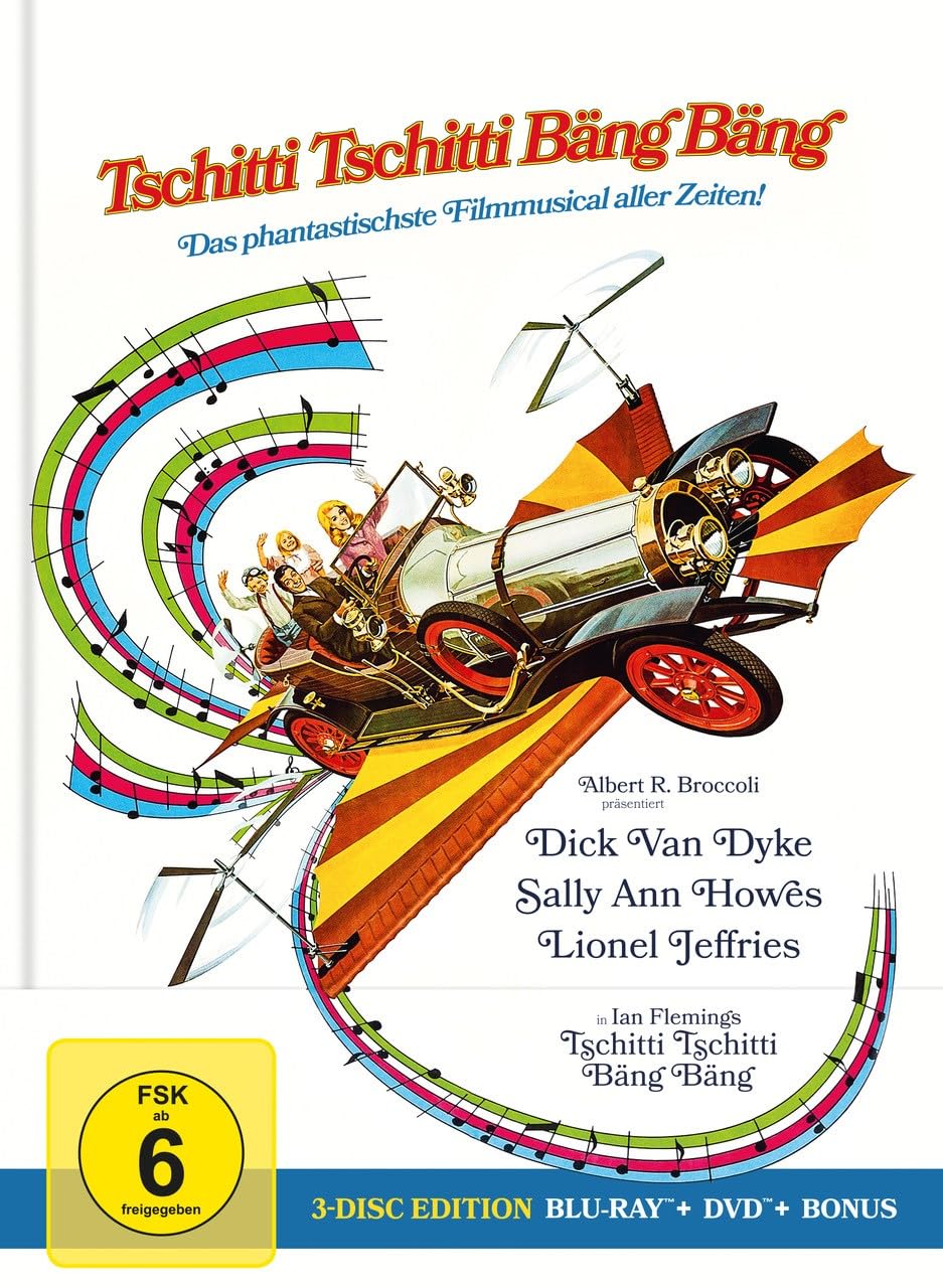Tschitti Tschitti Bäng Bäng - 3-Disc Limited Collector's Edition im Mediabook (Blu-ray (+ DVD) (+ Bonus-Blu-ray)
