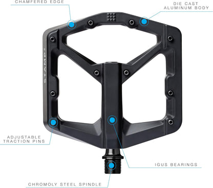 Crank Brothers Stamp 2 Pedals Black L