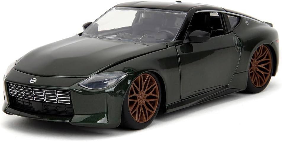 Jada 253203100 Fast & Furious Nissan Z from 2023 in Scale 1:24, Metal Collector car Under License Fast & Furious with Opening Doors and Trunk and Hood, for Children from 8 Years Old