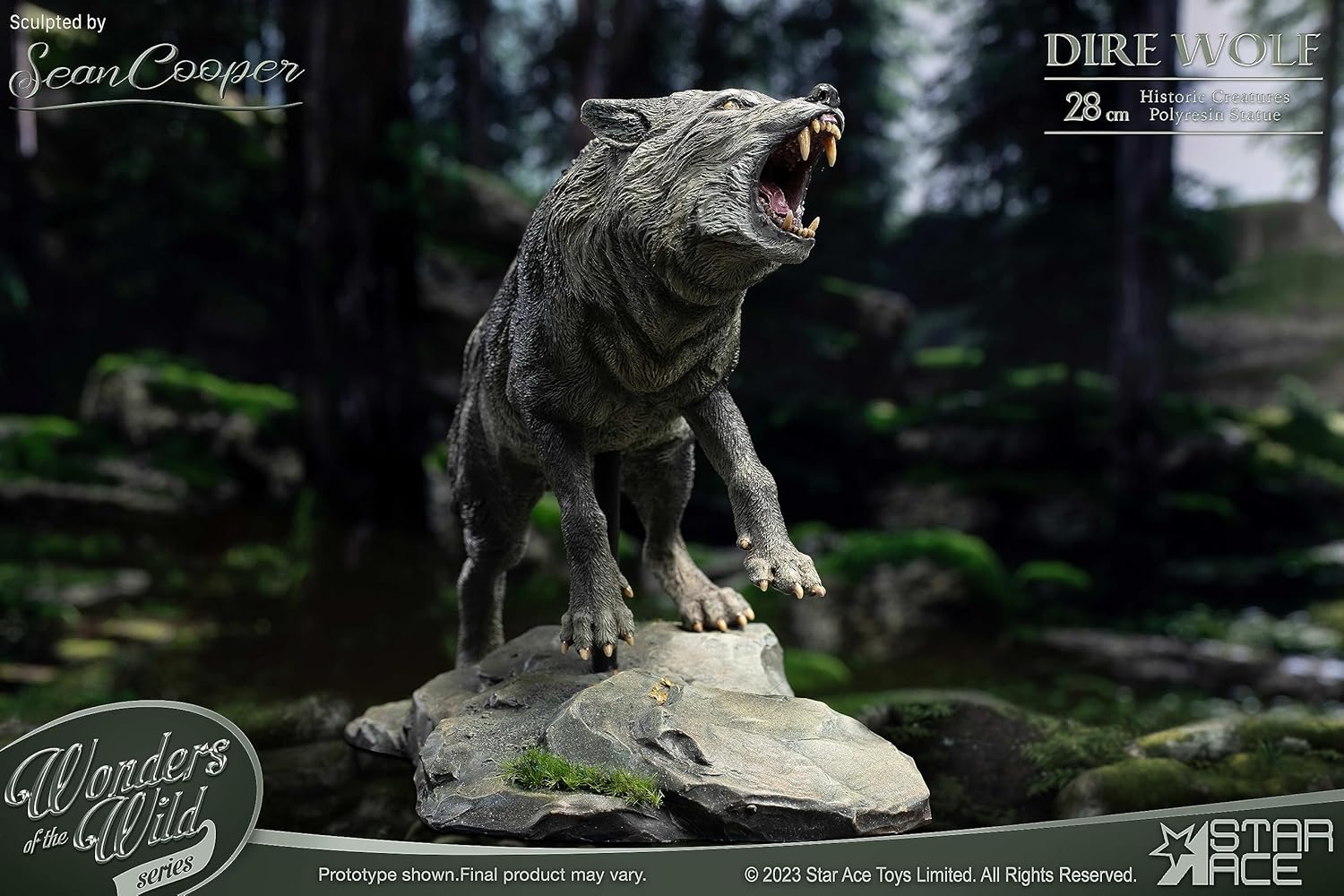 Wonders of the Wild Series statuette Dire Wolf 28 cm