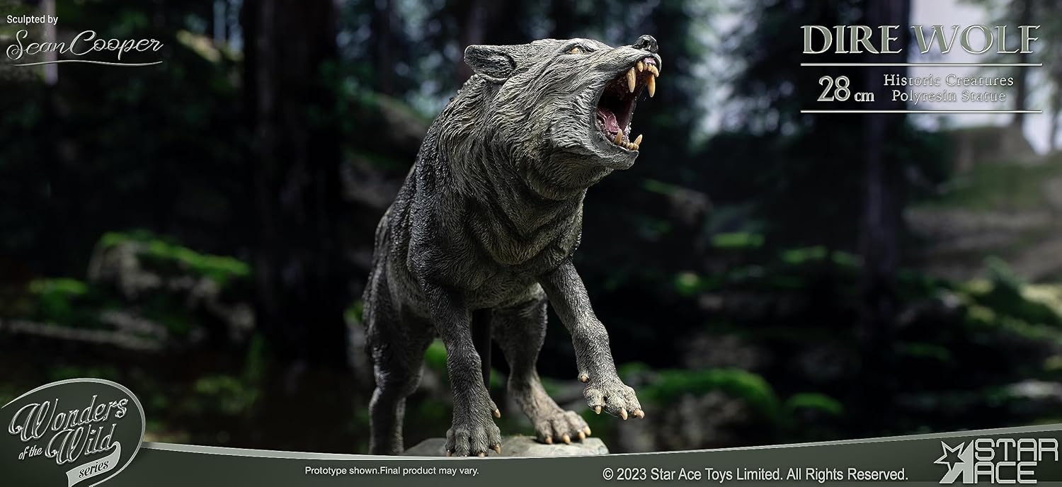 Wonders of the Wild Series statuette Dire Wolf 28 cm
