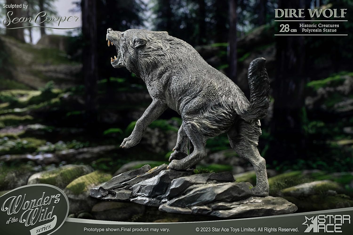 Wonders of the Wild Series statuette Dire Wolf 28 cm