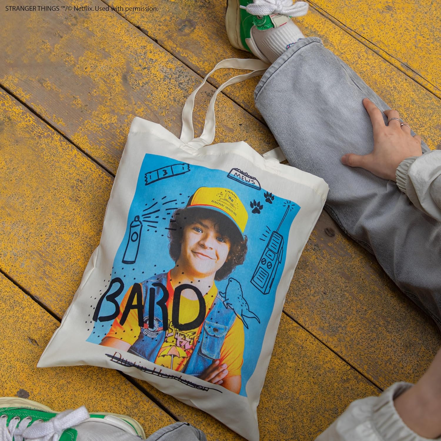 Cinereplicas Stranger Things - Tote Bag Stranger Things - 42 * 38cm - Licence Officielle