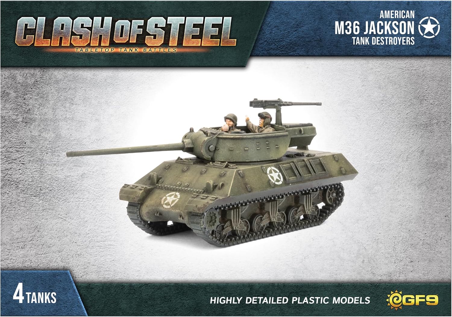 Gale Force Nine - Clash of Steel - American M36 Jackson Tank Destroyers
