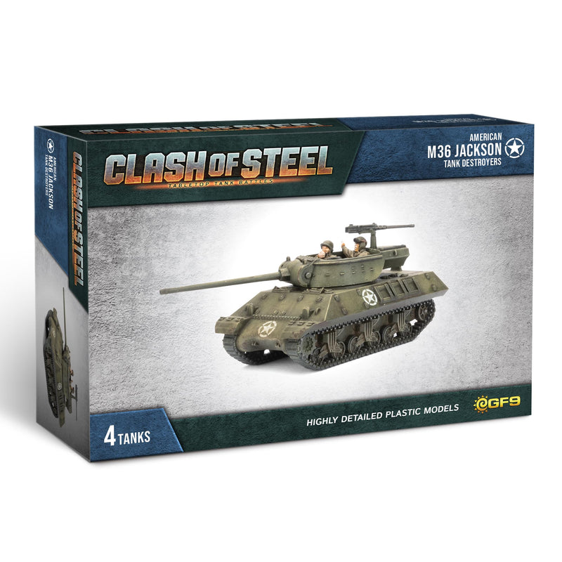 Gale Force Nine - Clash of Steel - American M36 Jackson Tank Destroyers
