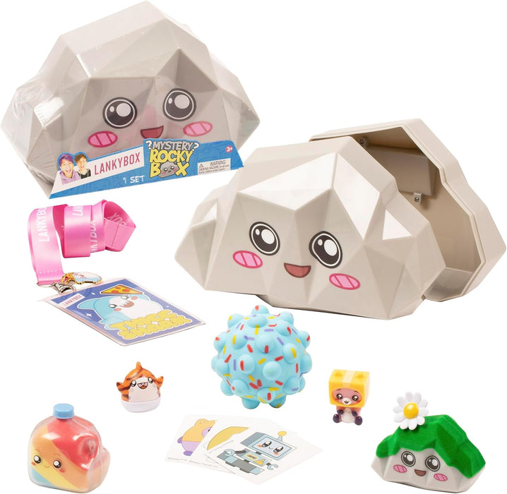 LankyBox 2162CO Rocky Foxy Mystery Box with 10 Exciting Toys to Discover inside, Officially Licensed Merch, Multicolour