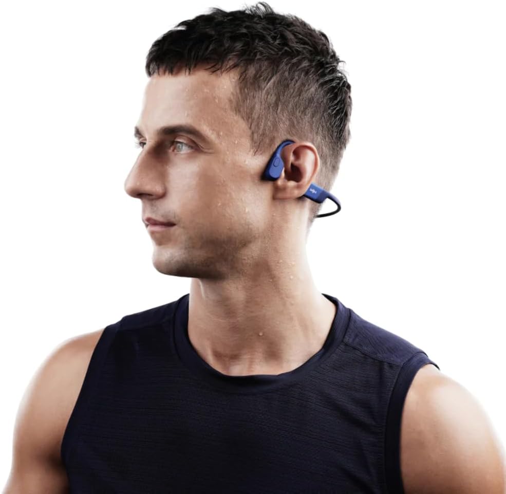 SHOKZ OpenRun Wireless Bone Conduction Headphones (Blue Eclipse