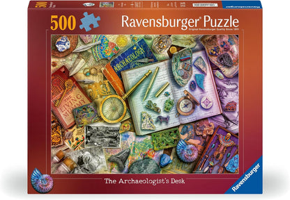 Ravensburger 12000699 - Aimee Stewart Archaeology - 500 pieces jigsaw puzzle – Puzzle for adults and kids age 12 years up