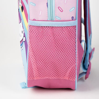CERDÁ LIFE'S LITTLE MOMENTS Kinderrucksack von Gabby's Dollhouse, Rosa, Reißverschluss, 25 x 20 x 29 cm, Schulrucksack, gepolsterte Griffe, Originalprodukt, entworfen in Spanien, Rosa, Estándar
