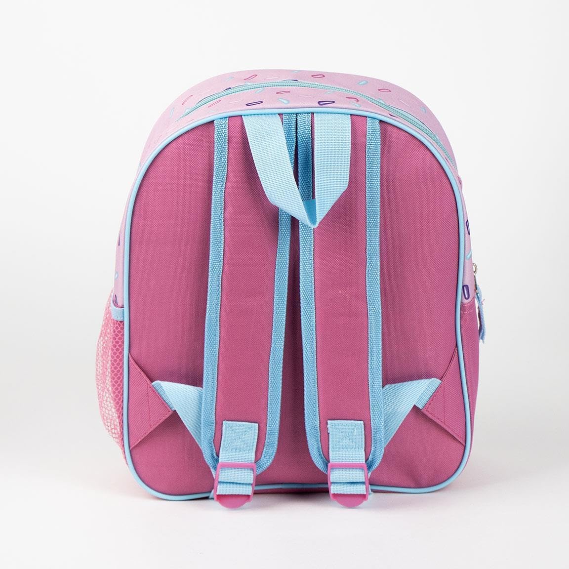 CERDÁ LIFE'S LITTLE MOMENTS Kinderrucksack von Gabby's Dollhouse, Rosa, Reißverschluss, 25 x 20 x 29 cm, Schulrucksack, gepolsterte Griffe, Originalprodukt, entworfen in Spanien, Rosa, Estándar