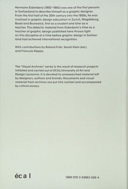 Hermann Eidenbenz - Teaching Graphic Design. Documents 1926-1955