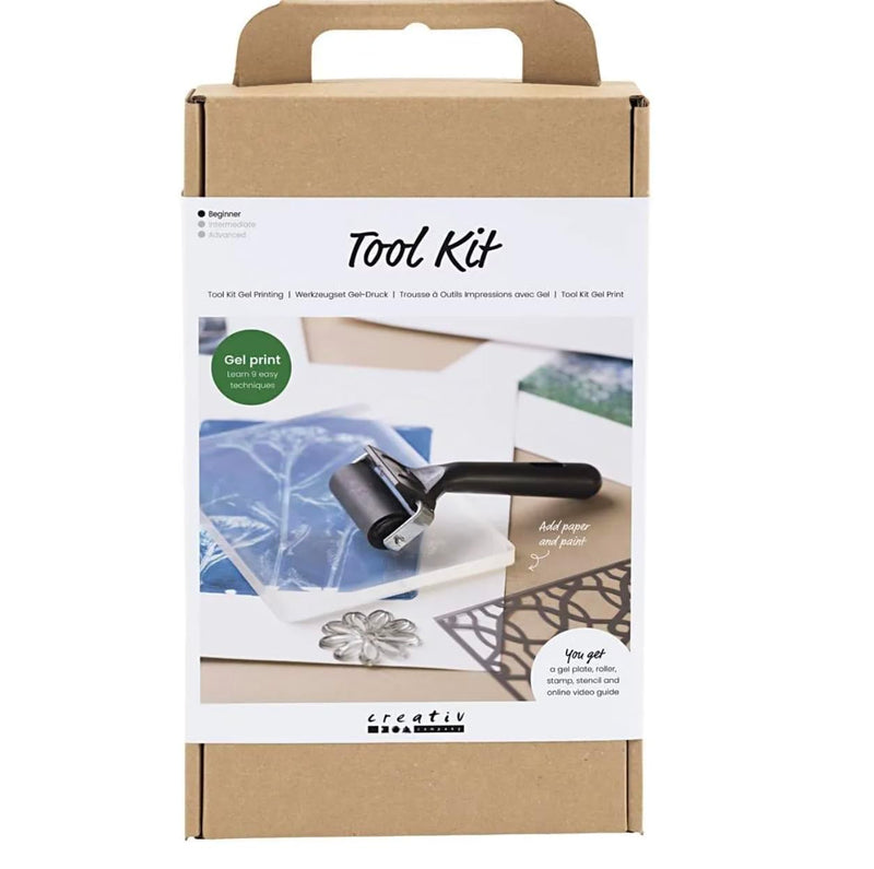 CREATIVE Tool Kit Gel Printing, 1 Pack, Mulricolour